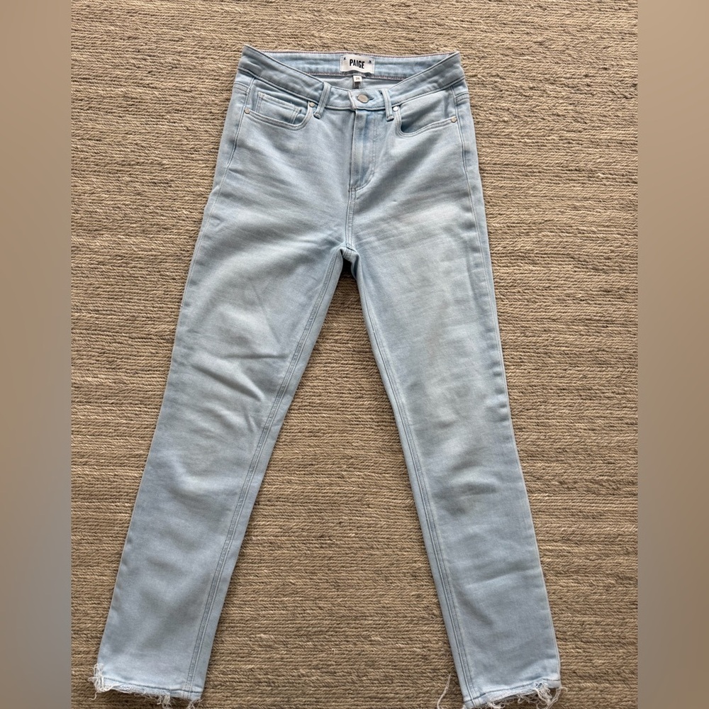 PAIGE Hoxton Slim Skinny Jeans, starman, size 26